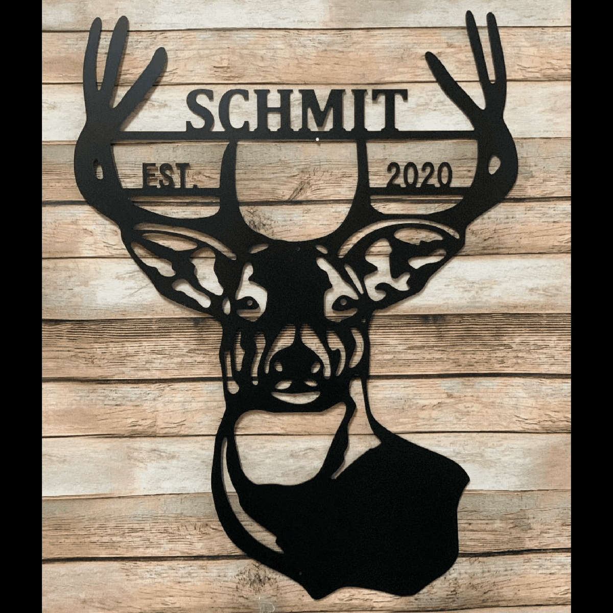 Valentines Day Gift For Him Hunting Gifts For Men Home Decor For The Man Cave Custom Deer Signs For The Hunter Acm Metal