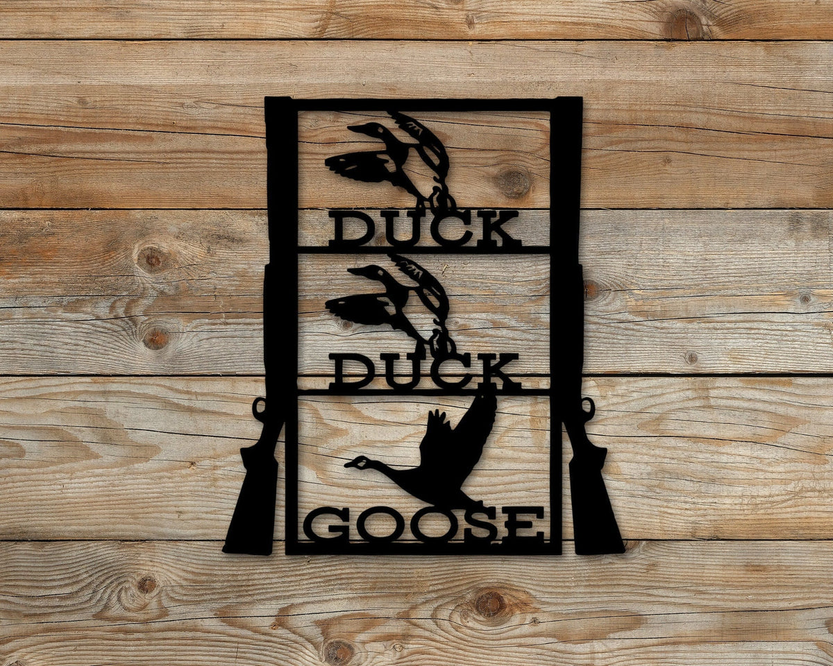 Hunting Sign Duck Goose Hunting Sign Hunters Gift Duck Duck Goose Hunting Decor Hunting Gifts For Men Hunting Groomsman