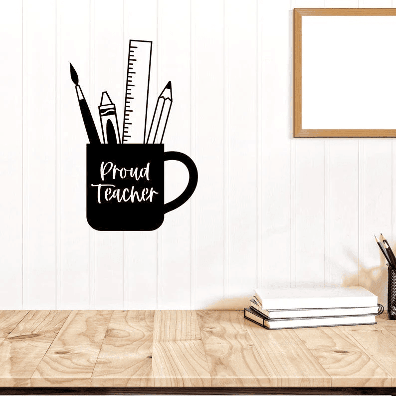 Teacher Gift Teacher Appreciation Gifts For Teachers Proud Teacher Wall Hanger Wall Art Classroom Art D�cor Teacher