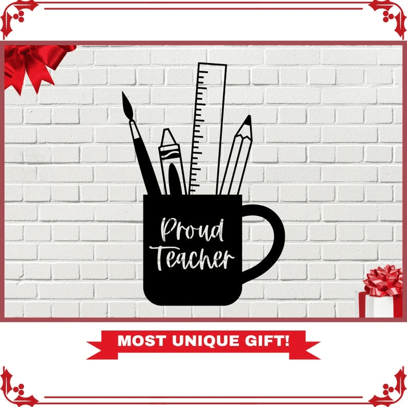 Teacher Gift Teacher Appreciation Gifts For Teachers Proud Teacher Wall Hanger Wall Art Classroom Art D�cor Teacher