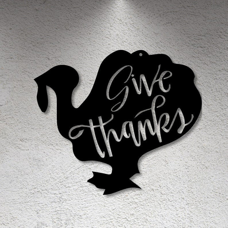 Thanksgiving Turkey Metal Sign Metal Wall Art Fall Porch Decor Housewarming Happy Thanksgiving Sign Thanksgiving Sign