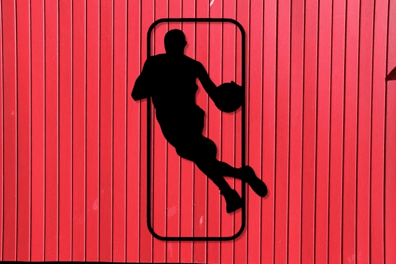 Metal Kobe Inspired Basketball Sign Concept Logo Sign Metal Basketball Decoration