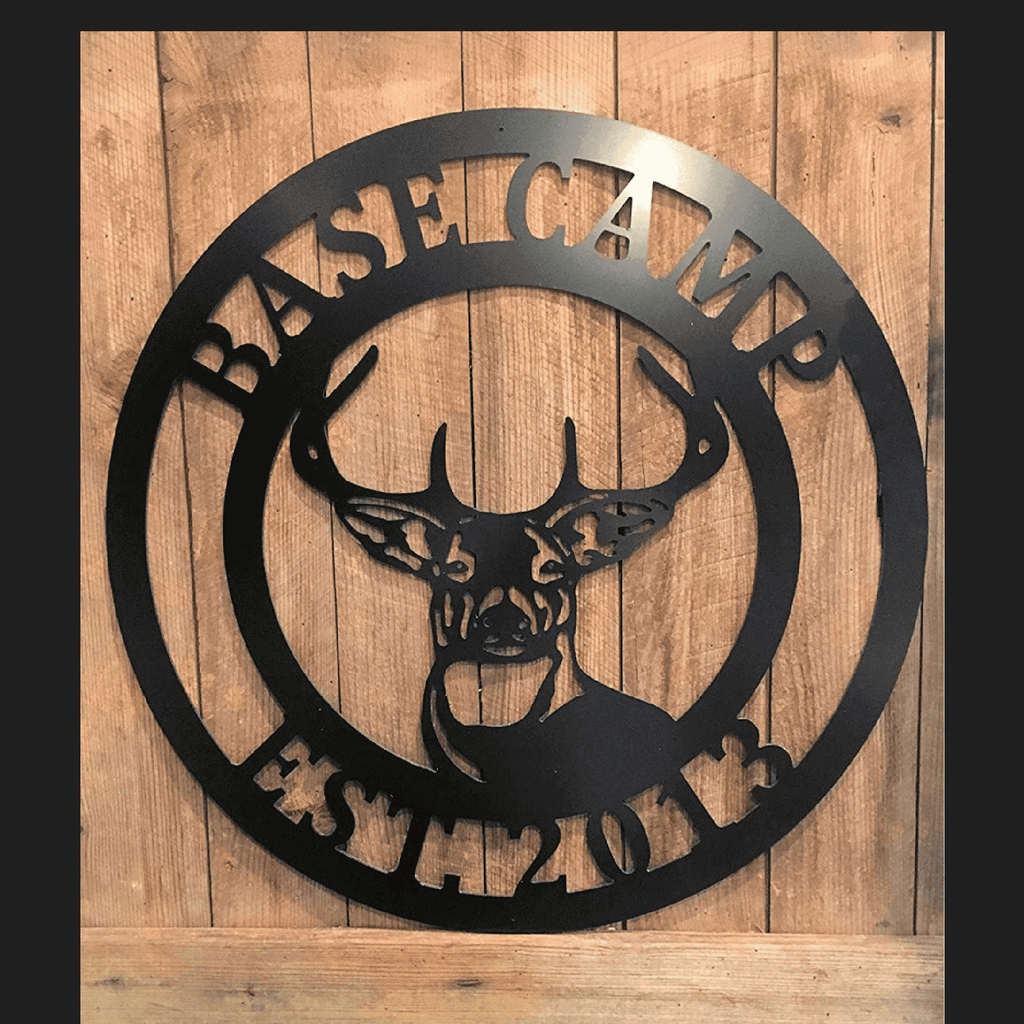 Hunter Gifts For Husband Or Dad Custom Family Name Wall Door Decor Man Cave Hunting Sign Birthday Father's Day Christmas