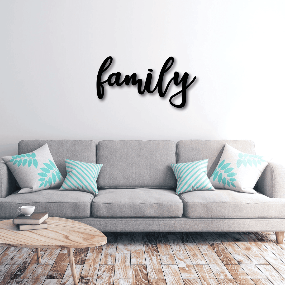 Family Sign Family Wood Sign Family Wall Decor Thanksgiving Decor Family Word Sign Wood Cut Out Family Sign Family &