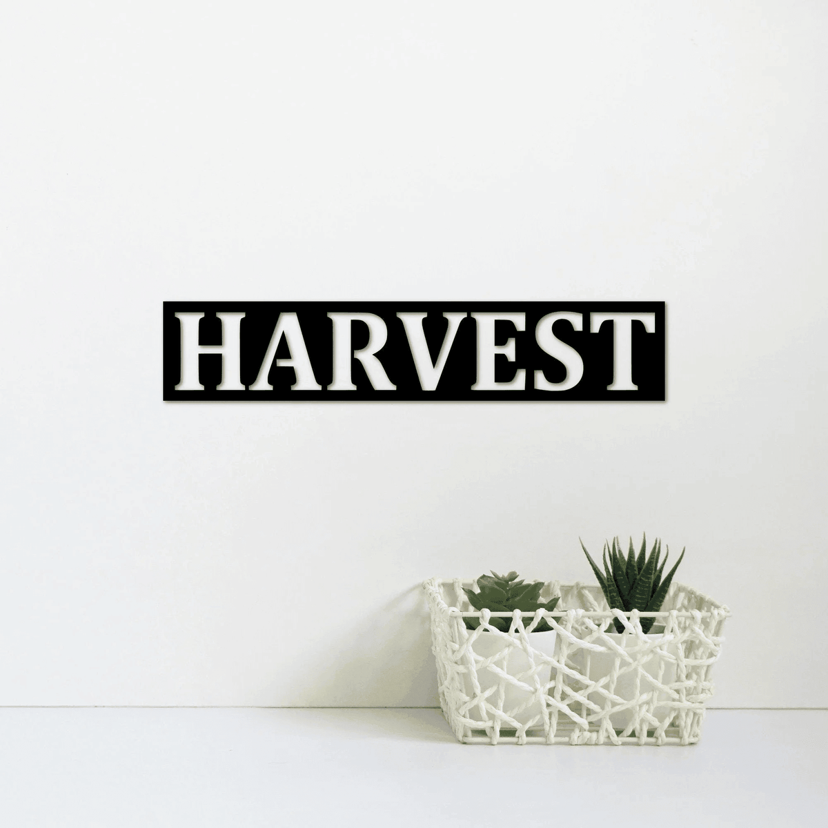 Metal Harvest Sign - Rustic Kitchen Decor - Harvest Decor - Thanksgiving Sign - Fall Decor - Autumn Sign - Metal Wall
