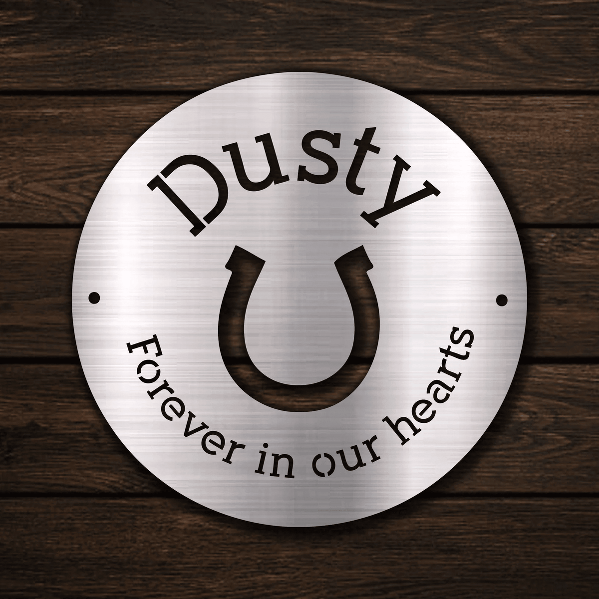 Metal Laser Cut Pet Memorial Laser Cut Horse Memorial Pet Keepsake Horse Memorial Metal Horse Sign