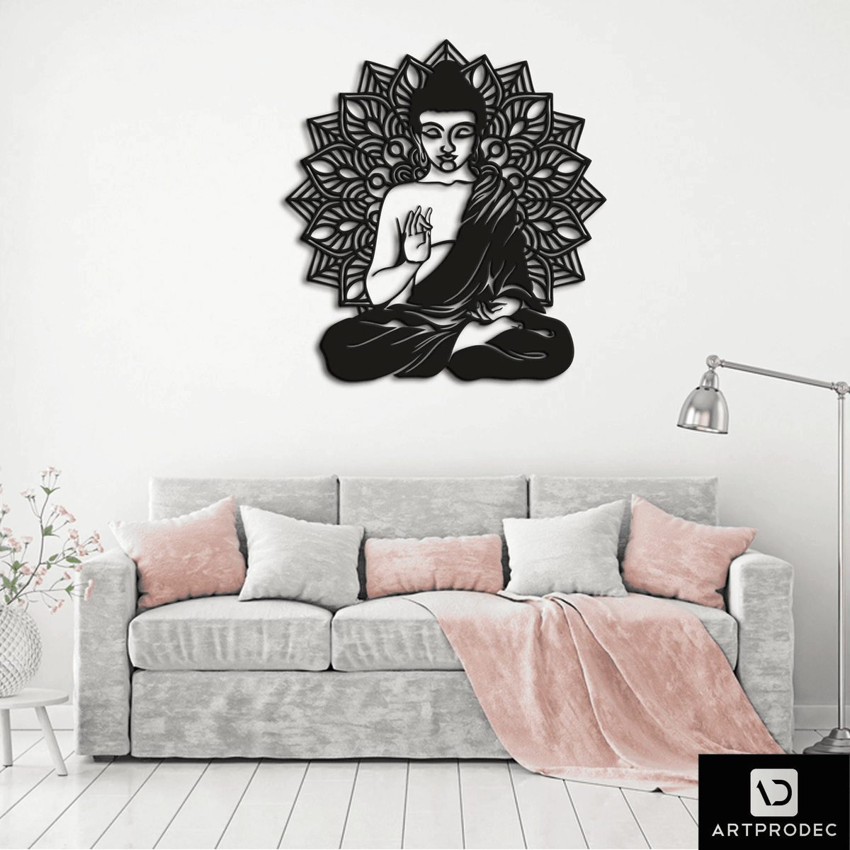 Zenmetal Wall Art Metal Wall Sign Metal Wall Hangingmetal Wall Yogazen Yoga Art Interior Wall Decor Metal Wall Zen