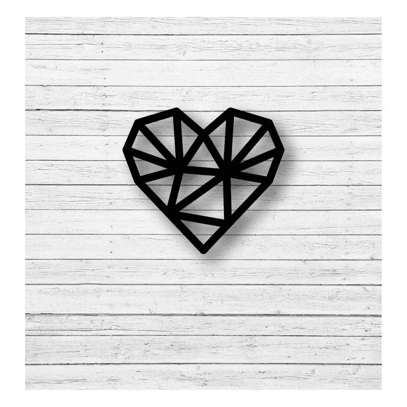 Metal Heart Sign Office Decor Wall Decor Heart Metal Sign Steel Sign Gift For Husband Gift For Wife Christmas Gift