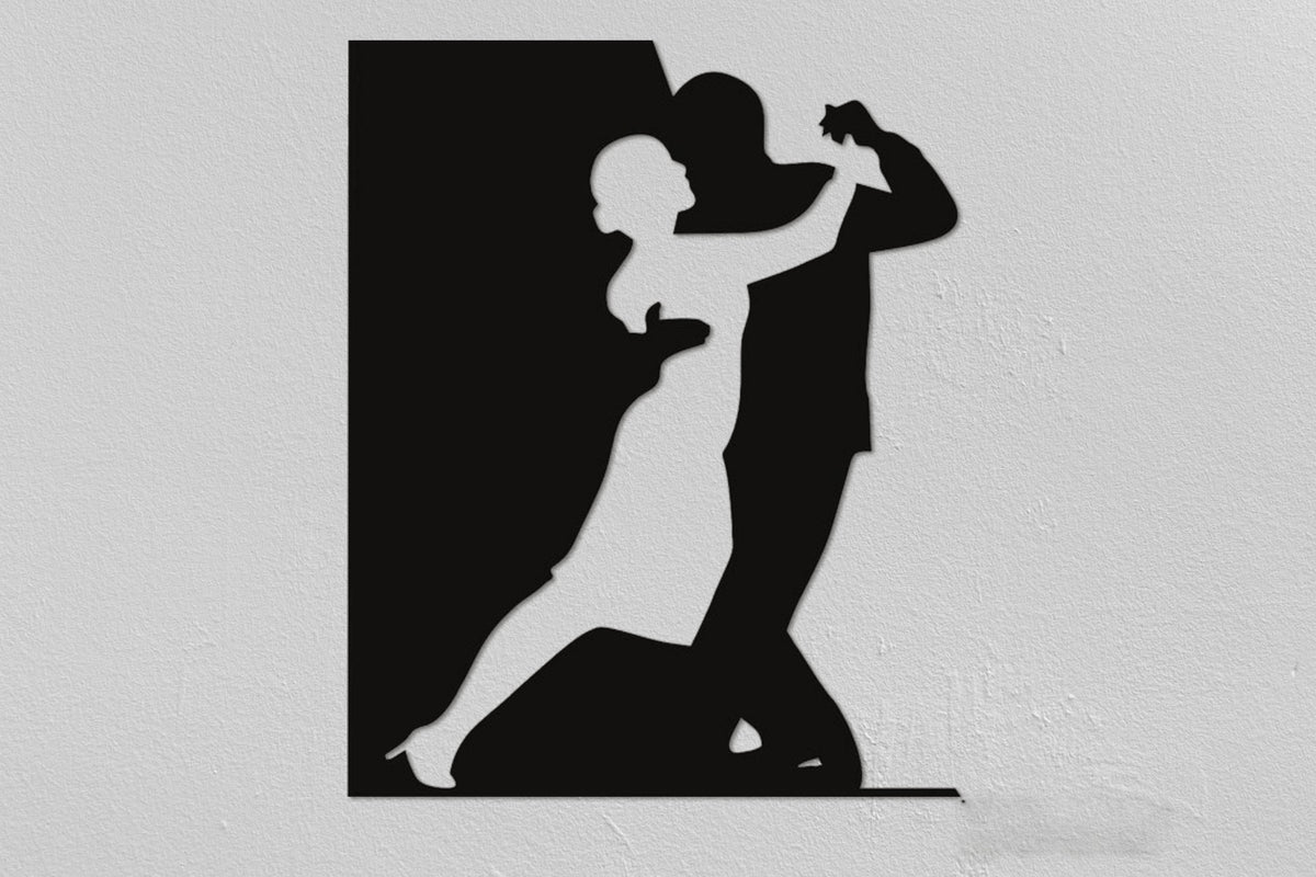 Tango Dance Design Metal Wall Art Christmas Gifts For Her Hanukkah Gifts Home Wall Decoration Gifts For Mom Housewarming