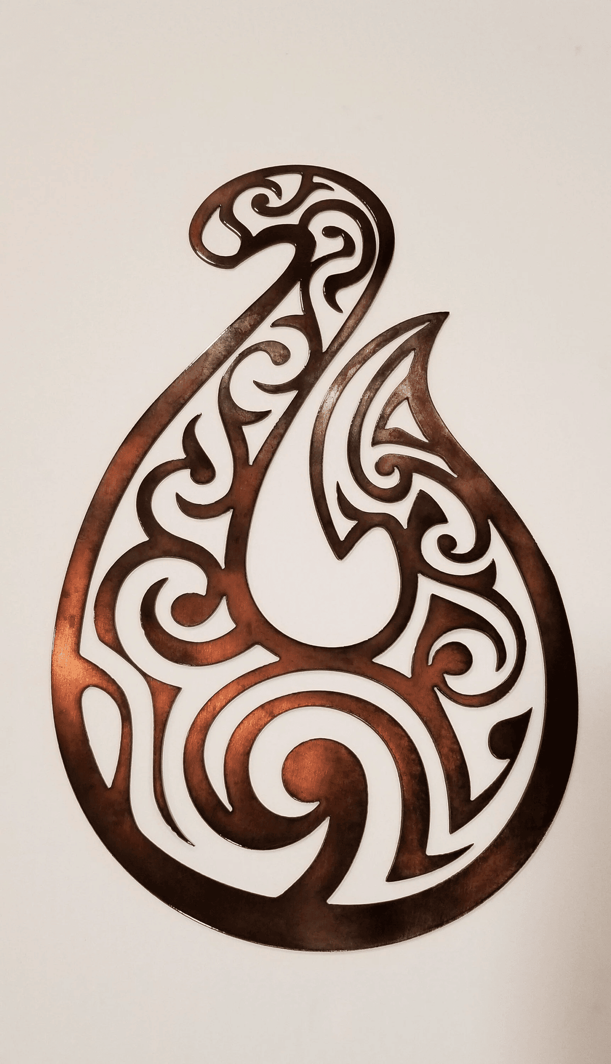 Tribal Fish Hook Metal Wall Art Island Decor Tropical Art Hawaiian Decor Polynesian Decor Ocean Kids Room Maui Made