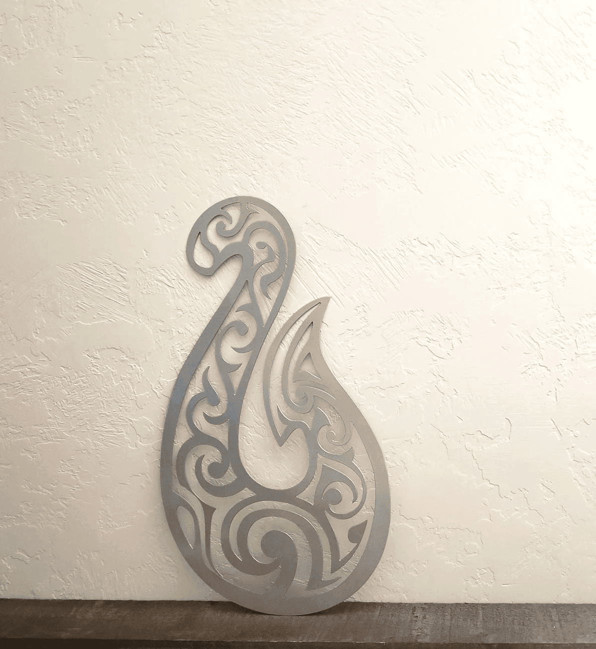 Tribal Fish Hook Metal Wall Art Island Decor Tropical Art Hawaiian Decor Polynesian Decor Ocean Kids Room Maui Made