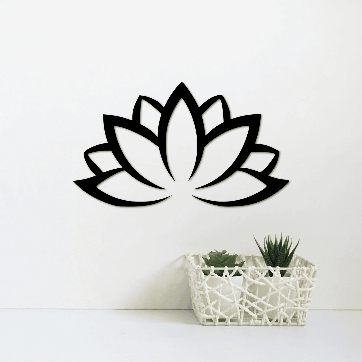 Lotus Flower Sign Metal Wall Art Lotus Flower Art Namaste Yoga Studio Decor Metal Lotus Flower Design Water Lily Flower
