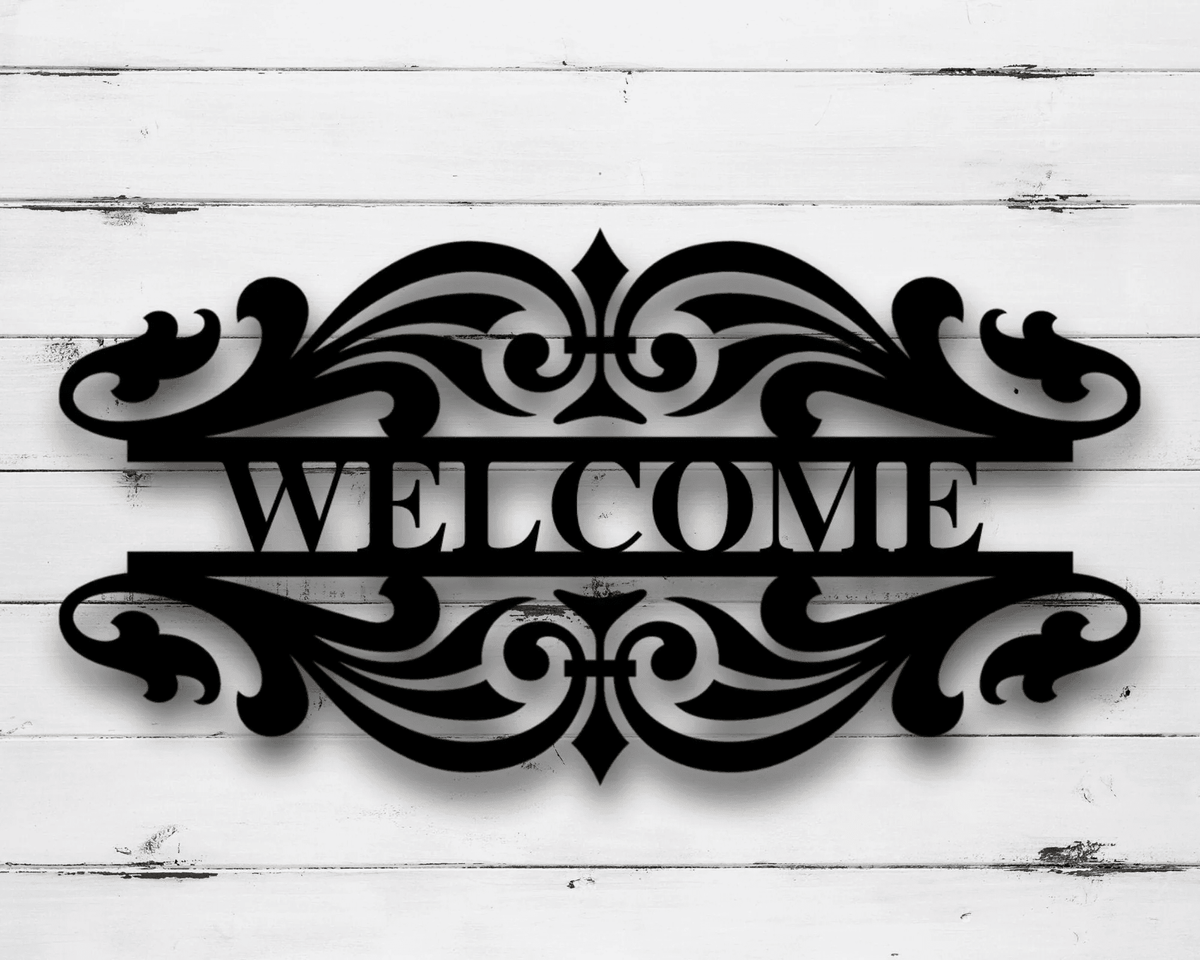Metal Welcome Sign Outdoor Welcome Sign Housewarming Gift Realtor Closing Gift Welcome Sign Home Metal Welcome Sign