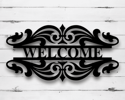 Metal Welcome Sign Outdoor Welcome Sign Housewarming Gift Realtor Closing Gift Welcome Sign Home Metal Welcome Sign