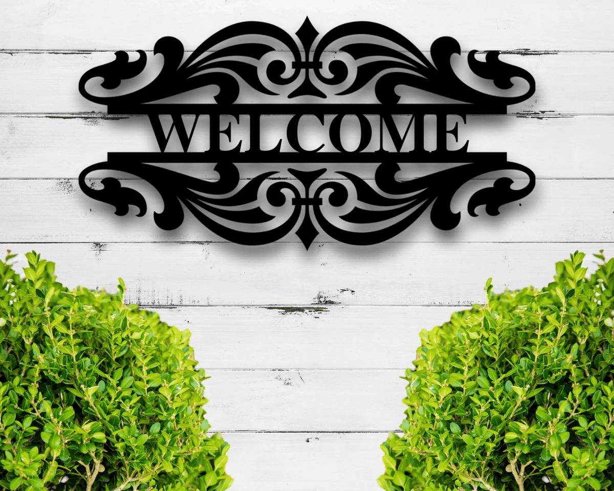 Metal Welcome Sign Outdoor Welcome Sign Housewarming Gift Realtor Closing Gift Welcome Sign Home Metal Welcome Sign