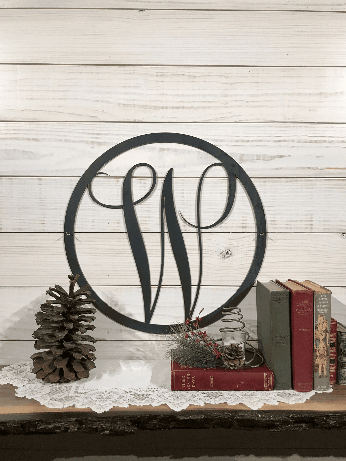 Family Monogram Sign Unique Wedding Gift For Couple