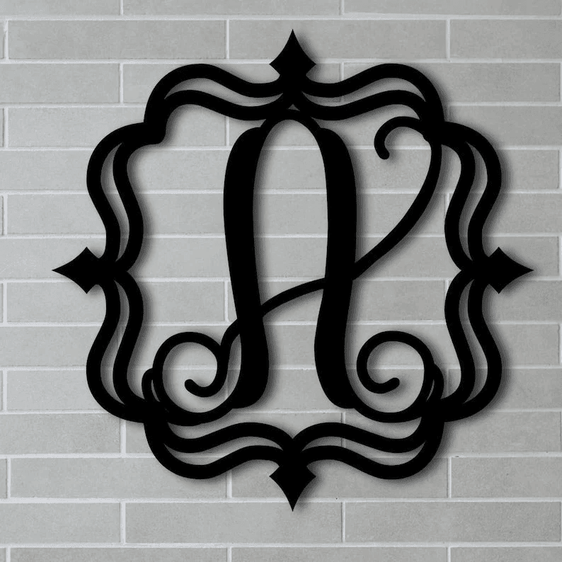 Metal Wall Sign Family Name Signwall Hangingchristmas Gifthome Decorhousewarming Giftletteroutdoor Decor