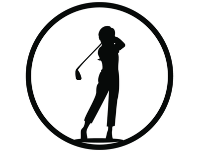 Golfer Metal Wall Art Girl Room Decor Golf Gift Gift For Her Metal Wall Decor Metal Sign Metal Wall Hanging