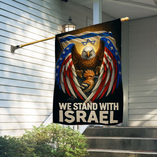 We Stand With Israel Garden Flag Pray for Israel Friendship US House Flag Home Decor