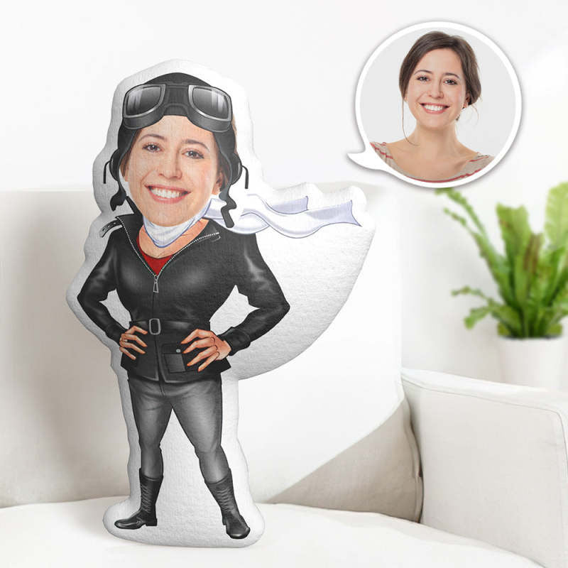 Personalized birthday gifts, My Face Pillow, Custom Photo Pillow, Pilot Minime Pillow