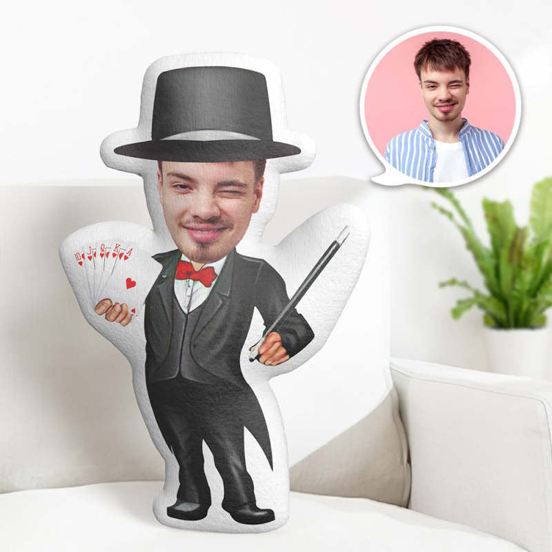 Personalized birthday gifts, My Face Pillow, Custom Photo Pillow, Wizard Minime Pillow