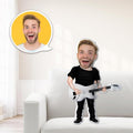 Custom Musician Toy for Face Dolls Personalized Photo My Face on Pillow Unique Personalized Decorative Pillow A really great gift