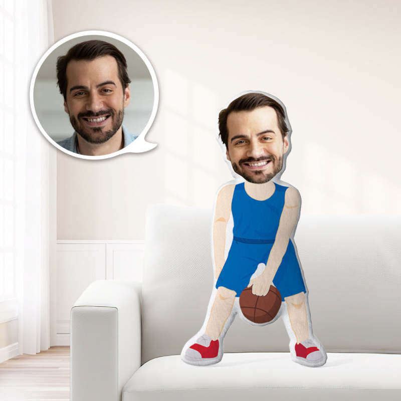 My Face Pillow Custom Pillow Face Body Pillow Personalized Photo Pillow Gift Basketball Player Mini Me Pillow