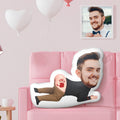 My Face Pillow Personalized Face Photo Pillow Minime Pillow Funny Gifts For Her For Valentine's Day