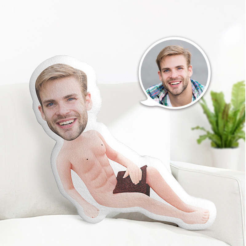 My Face Pillow, Personalized Face Photo Pillow, Minime Pillow, Sexy Body, Love Gifts For Her