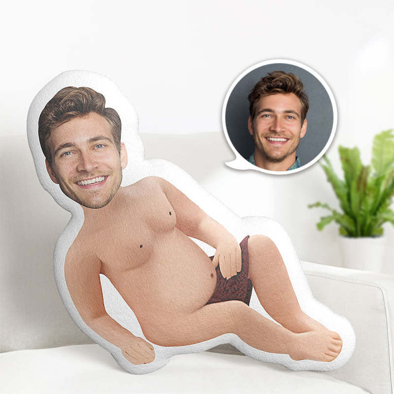 My Face Pillow, Personalized Face Photo Pillow, Minime Pillow, Tummy Guy, Gifts For Her