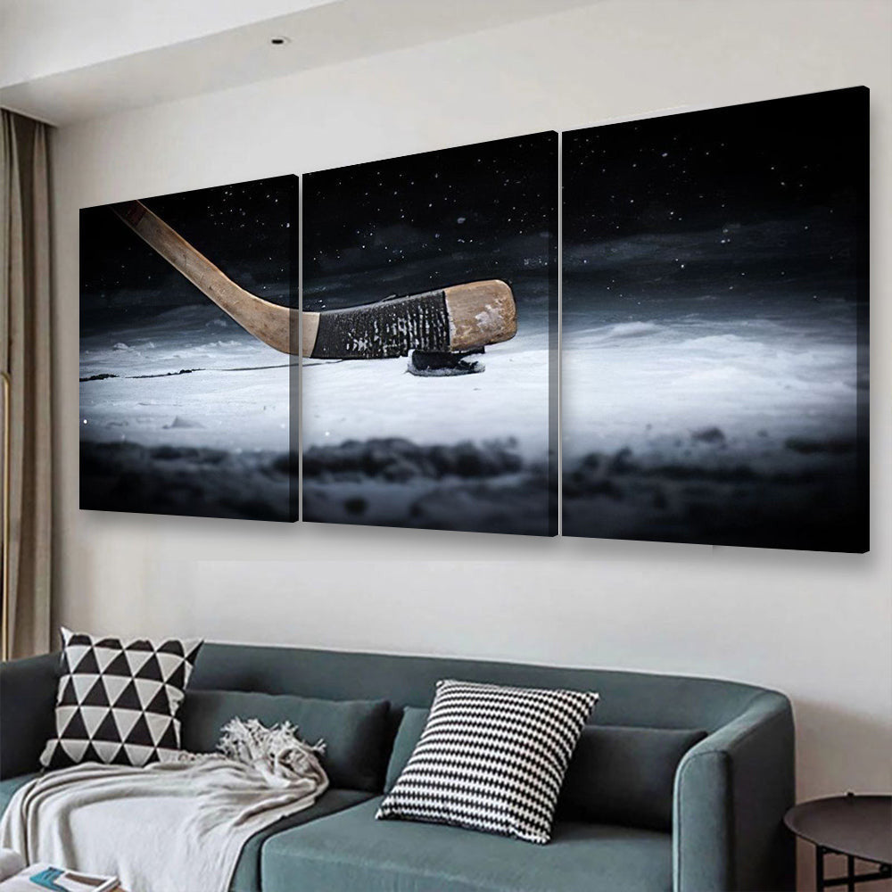 Hockey Sports And Recreation, Multi Canvas Wall Art Ideas, Multi Pieces Canvas Prints, 3Pcs 5Pcs Multi Panel Wall Art