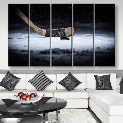 Hockey Sports And Recreation, Multi Canvas Wall Art Ideas, Multi Pieces Canvas Prints, 3Pcs 5Pcs Multi Panel Wall Art