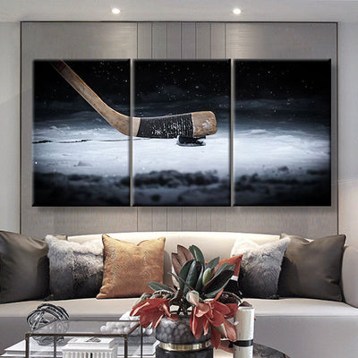 Hockey Sports And Recreation, Multi Canvas Wall Art Ideas, Multi Pieces Canvas Prints, 3Pcs 5Pcs Multi Panel Wall Art