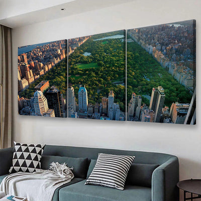 Central Park New York Landscape, Multi Canvas Wall Art Ideas, Multi Pieces Canvas Prints, 3Pcs 5Pcs Multi Panel Wall Art