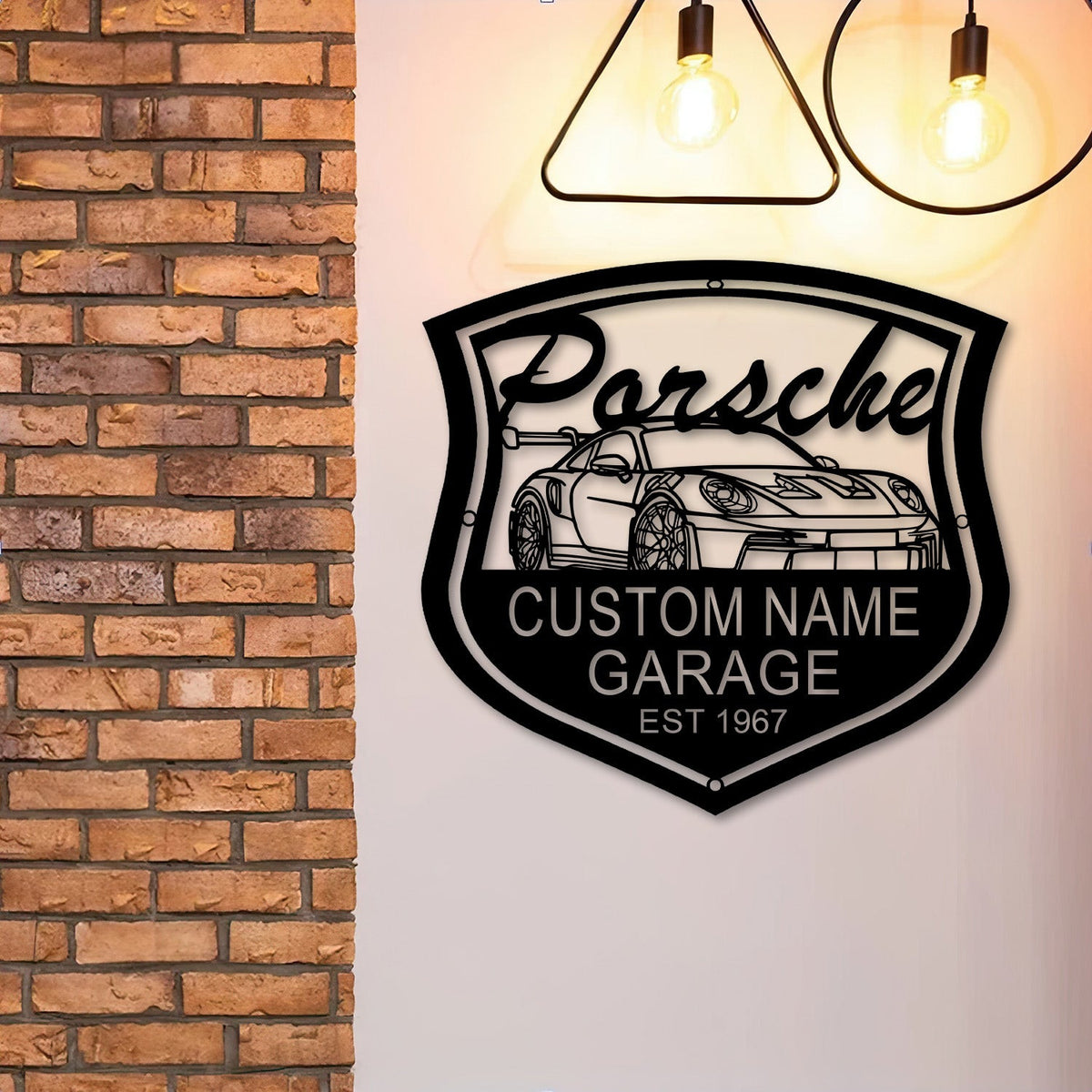 911 992 GT3 RS Angle Silhouette Metal Wall Art, Personalized Car Garage Sign, Custom Auto Decor Gift for Men Dad Husband