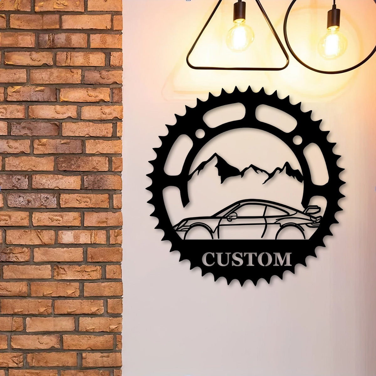 911 GT3 Model 992 Classic Metal Silhouette Wall Art for Garage, Custom Name Car Decor Gift for Dad