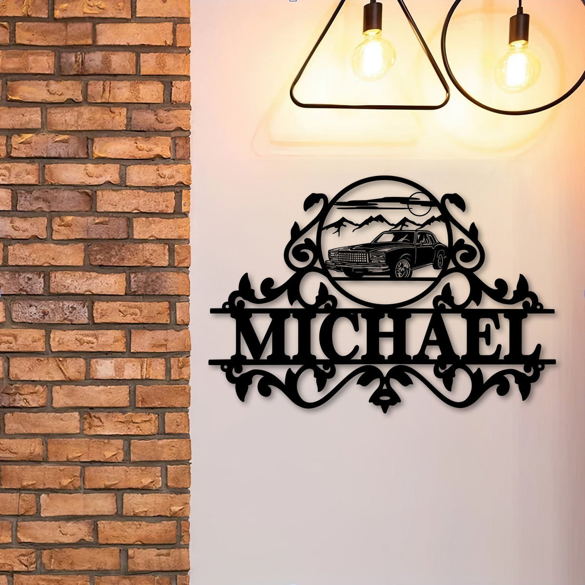1979 Monte Carlo Metal Wall Art, Classic Chevy Car Silhouette Sign, Custom Garage Decor, Gift for Dad