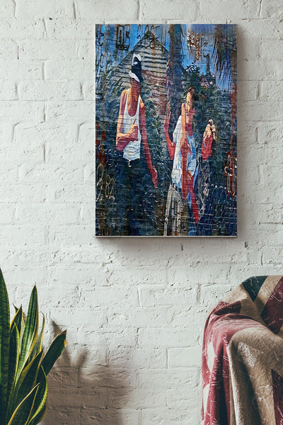 Blood In Blood Out Poster - Movie Wall Art - Gift For Movie Lover, Jesse Borrego Fan, Benjamin Bratt Fan Canvas Gallery Wrapped Canvas Framed Gift Idea Framed Prints, Canvas