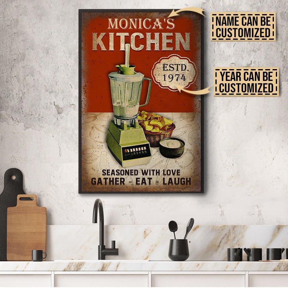 Aeticon Gifts Personalized Cooking Seasoned With Love Gather Canvas