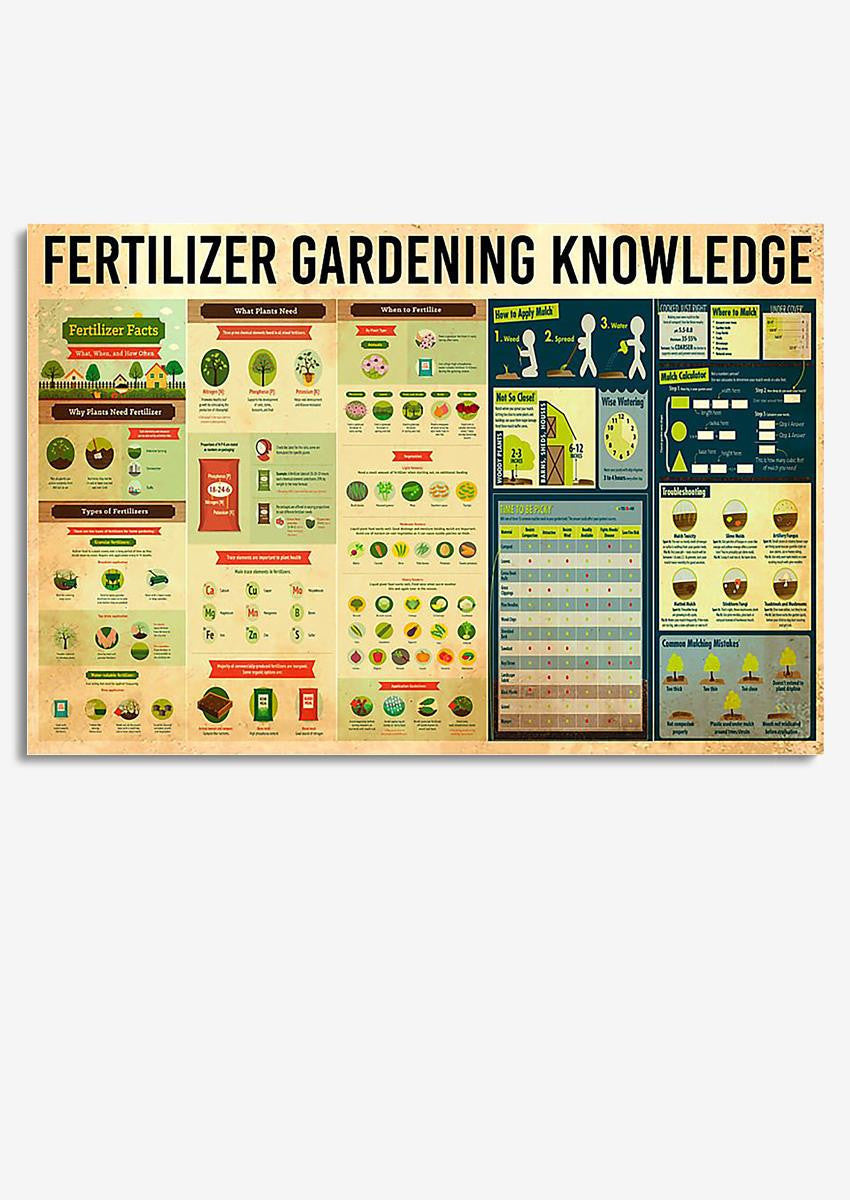Basic Information About Fertilizer Gardening Knowledge Gift For Gardener
