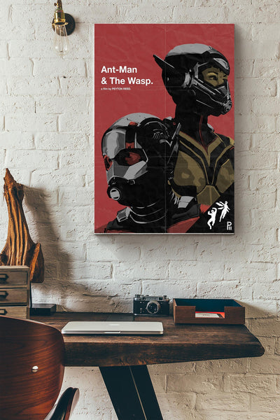 Ant-man and The Wasp Poster Canvas Gallery Wrapped Canvas Framed Gift Idea