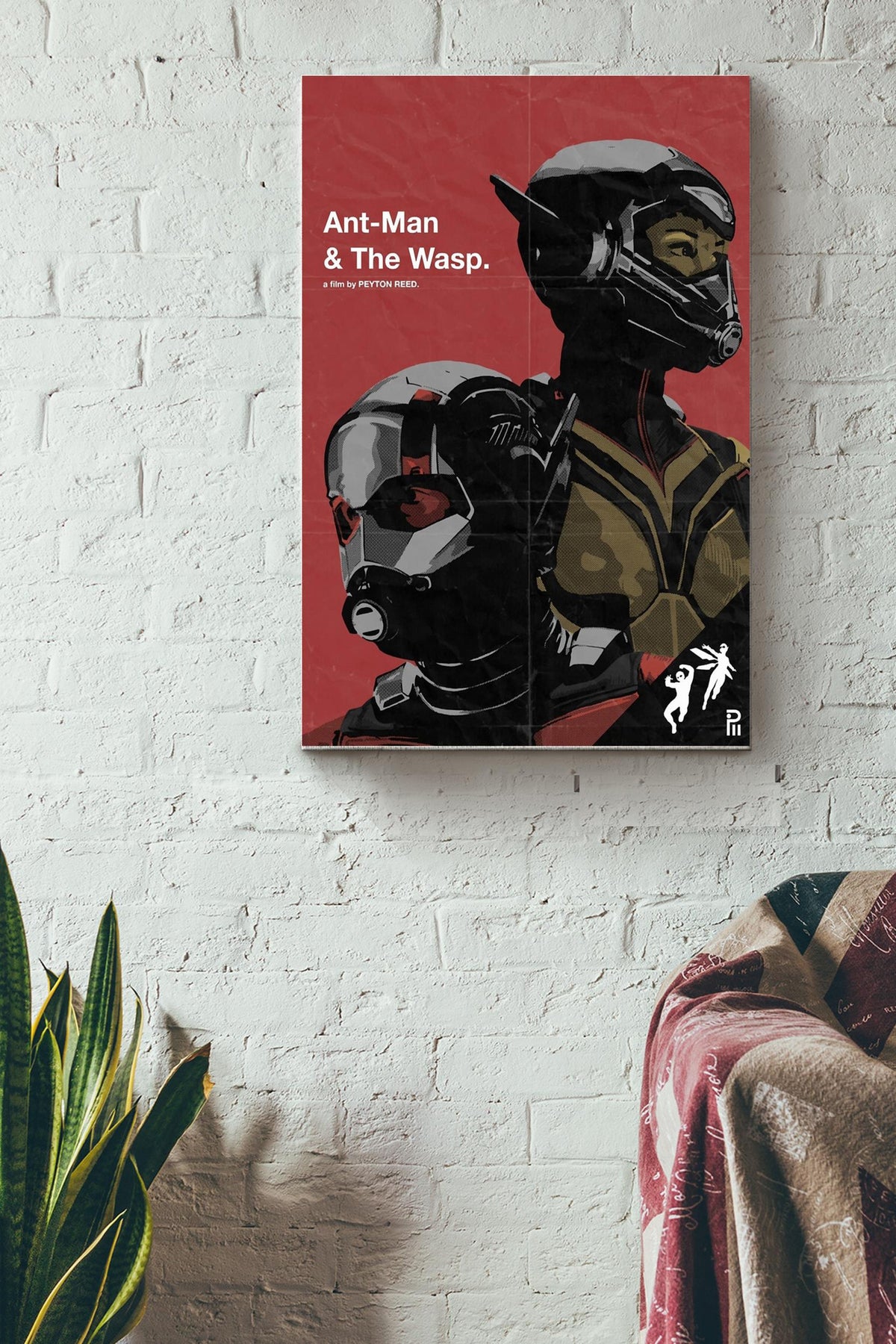 Ant-man and The Wasp Poster Canvas Gallery Wrapped Canvas Framed Gift Idea
