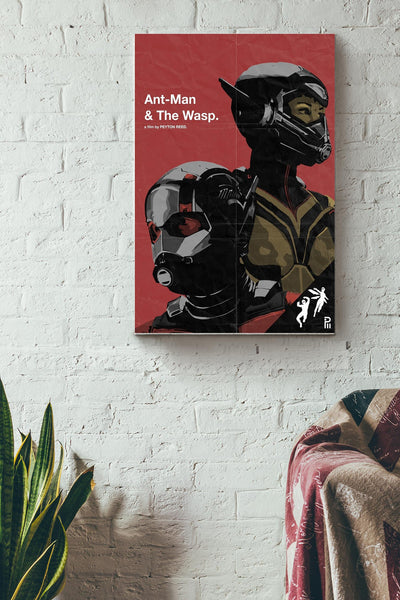 Ant-man and The Wasp Poster Canvas Gallery Wrapped Canvas Framed Gift Idea
