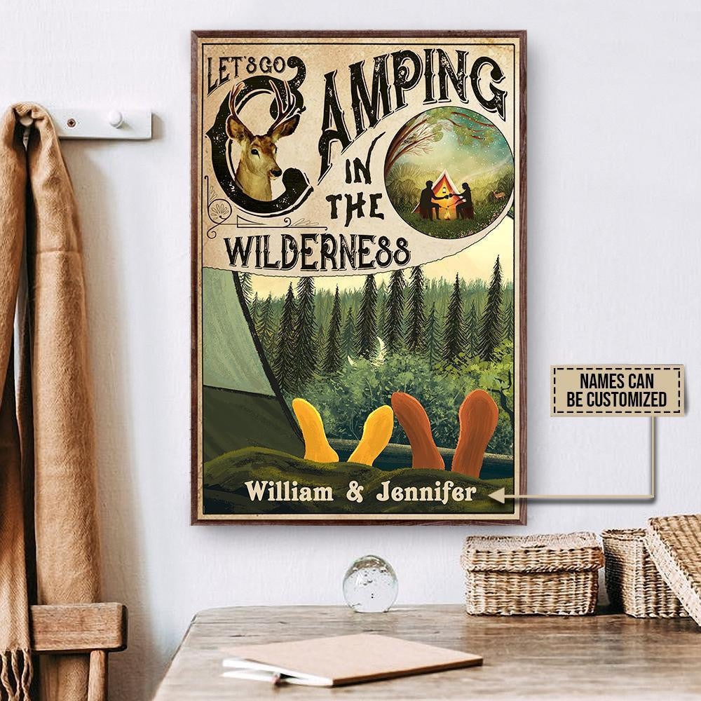 Aeticon Gifts Personalized Camping In The Wilderness Canvas