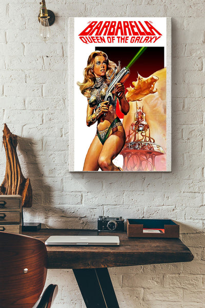 Barbarella Queen of the Galaxy Essential Poster Canvas Gallery Wrapped Canvas Framed Gift Idea