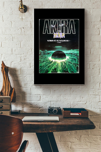 Akira B1 Japanese Movie Poster Canvas Gallery Wrapped Canvas Framed Gift Idea