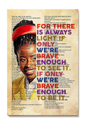 Amanda Gorman There Is Always Light Poem Amanda Gorman Wall Art Gift For Book Lovers Women Canvas Gallery Wrapped Canvas Framed Gift Idea Framed Prints, Canvas