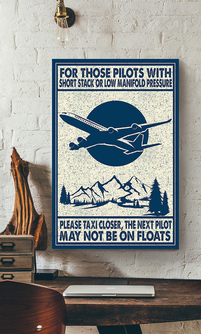 Avition Quote Note Aircraft Wall Art Gift For Pilots Fliers Canvas Gallery Wrapped Canvas Framed Gift Idea Framed Prints, Canvas