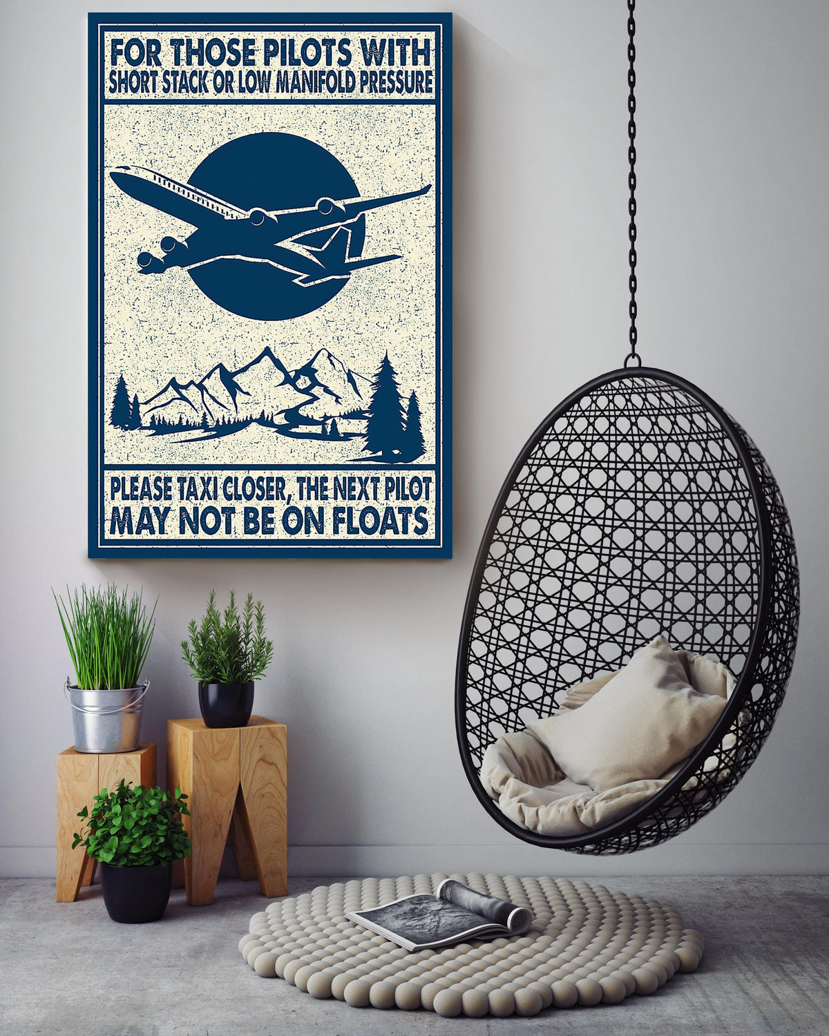 Avition Quote Note Aircraft Wall Art Gift For Pilots Fliers Canvas Gallery Wrapped Canvas Framed Gift Idea Framed Prints, Canvas