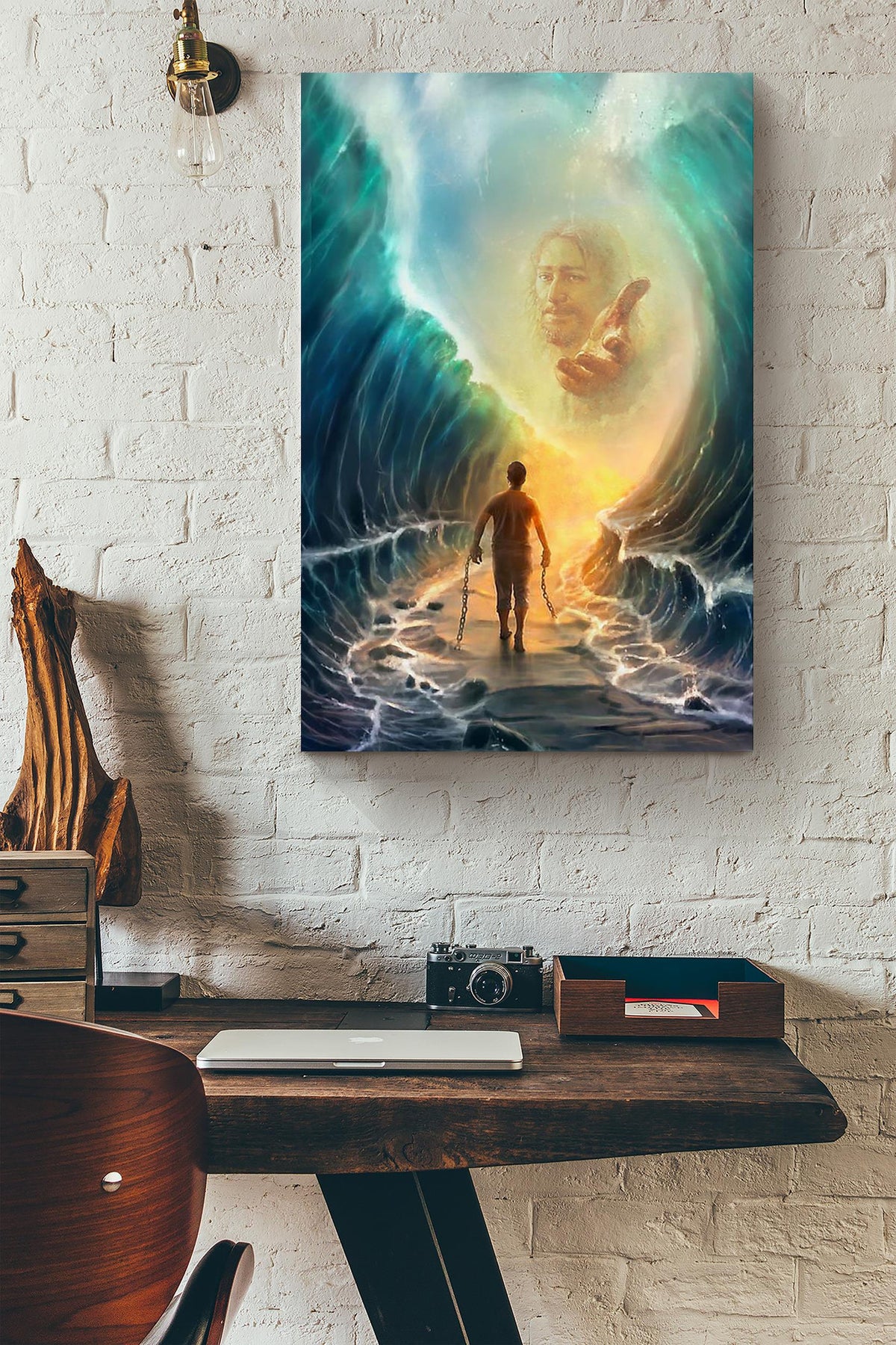 God Will Make A Way For You Prayer For Healing Christian Wall Art Gift For Son Of God Canvas Framed Prints, Canvas